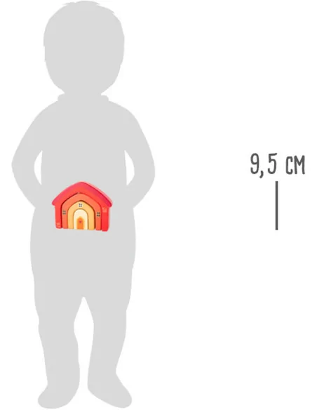 Drewniane klocki - Domek