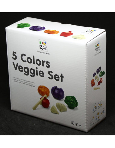 Zestaw warzyw w 5 kolorach