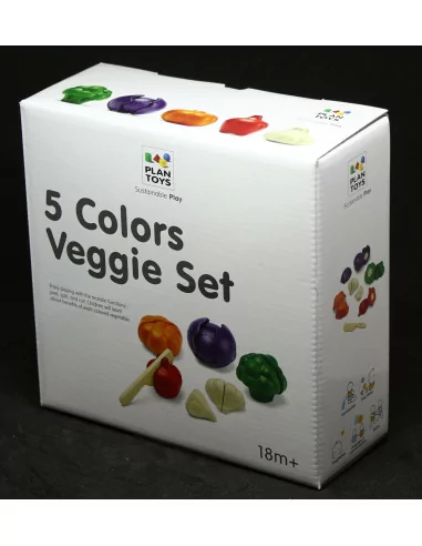 Zestaw warzyw w 5 kolorach