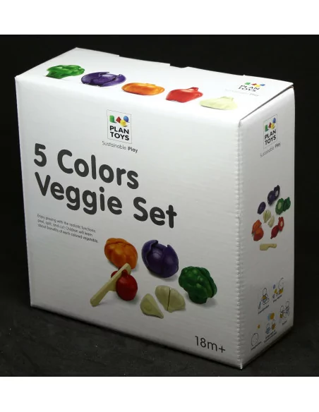 Zestaw warzyw w 5 kolorach