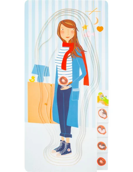 Puzzle warstwowe – rozwój płodu