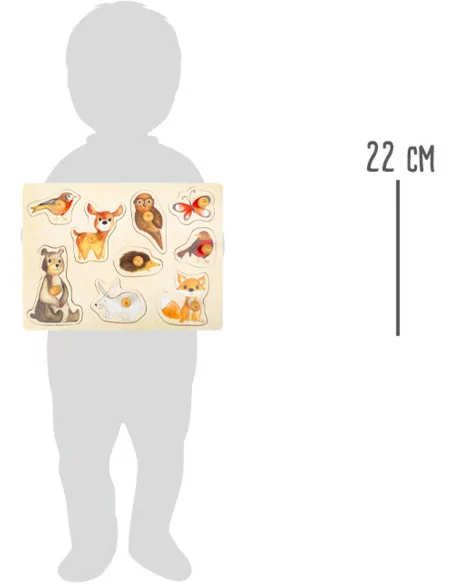 Puzzle drewniane - zwierzęta leśne