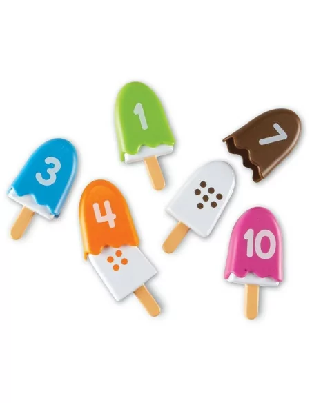 Liczenie do 10. Lody z liczbami