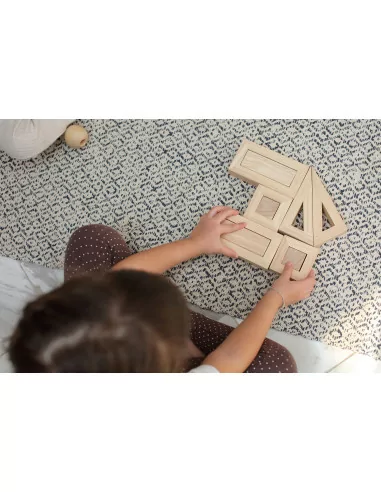 Drewniane bloki, klocki