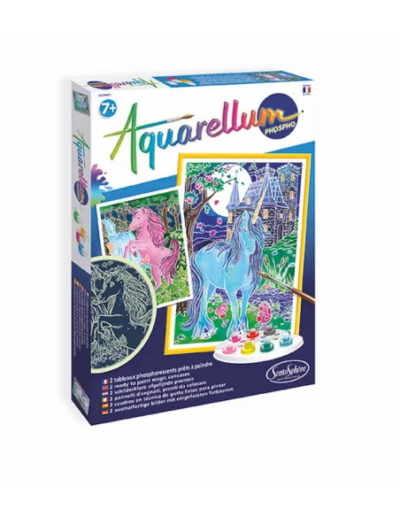 Akvarely - Jednorožci