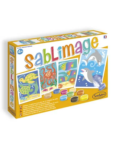 Ryby i delfiny - obrazki piaskowe Sablimage