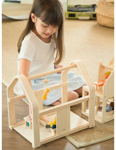 Przenośny domek dla lalek