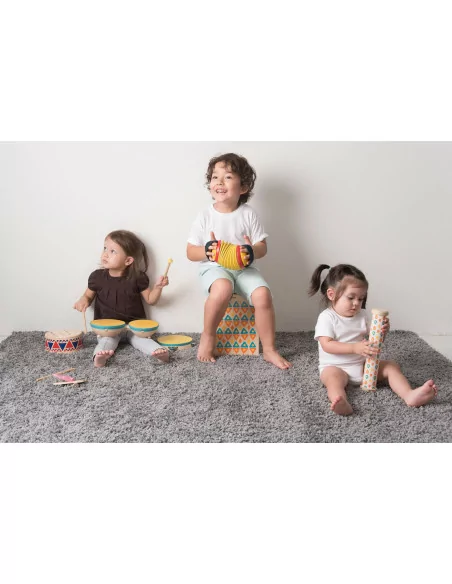 Drewniana harmonia Concertina