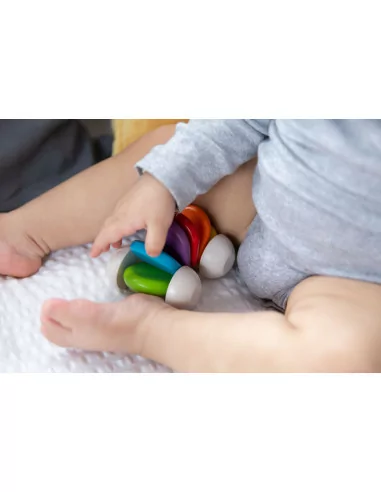 Drewniany samochód klekotka