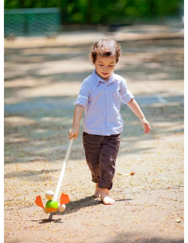 Zabawka do pchania na patyku – kaczka