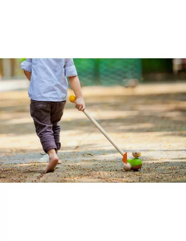 Zabawka do pchania na patyku – kaczka