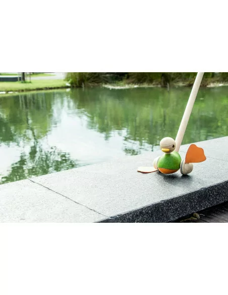 Zabawka do pchania na patyku – kaczka