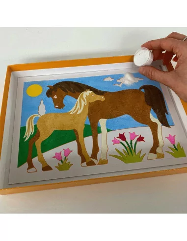 Sablimage: Piaskowe obrazki - Konie