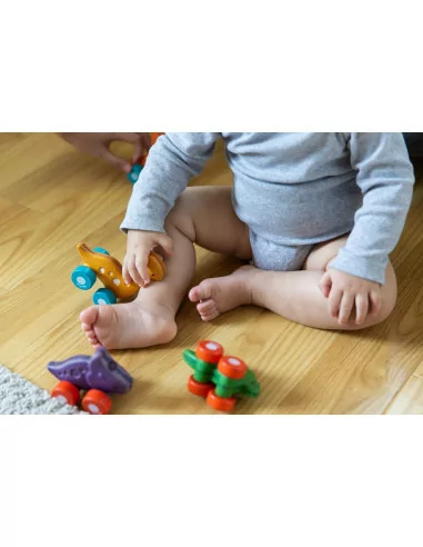 PlanToys - Pojazd dinozaur – Trio