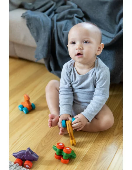 PlanToys - Pojazd dinozaur – Trio