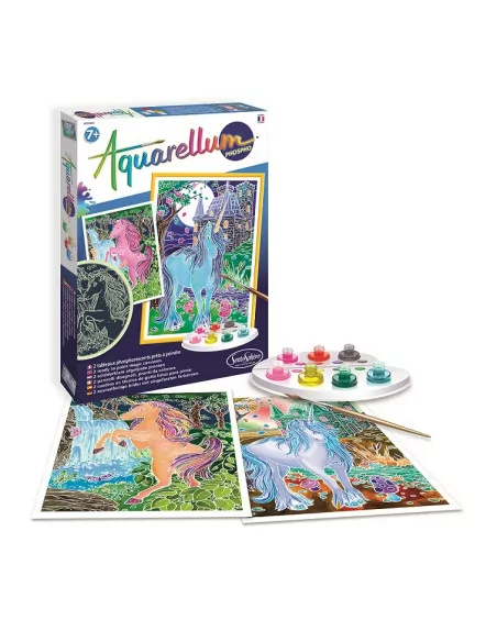 Akvarely - Jednorožci