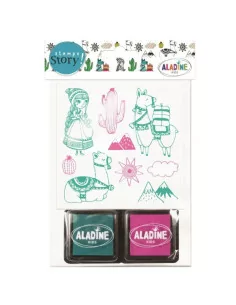 Pieczątki StampoStory - lamy