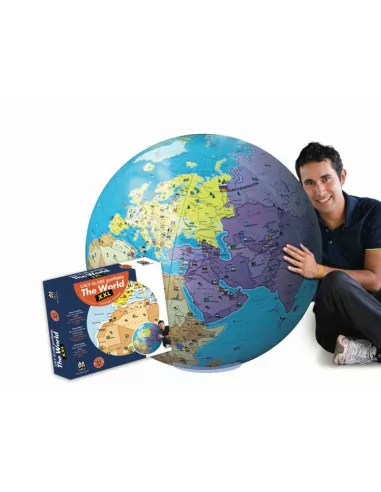 Dmuchany globus 85 cm - Ziemia XXL