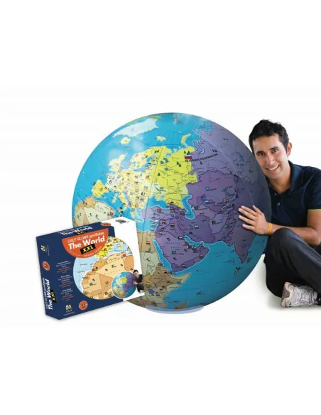 Dmuchany globus 85 cm - Ziemia XXL