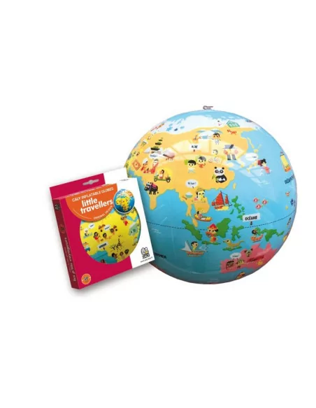 Dmuchany globus 30 cm - Mały podróżnik