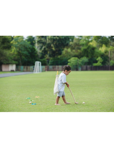 Drewniany mini golf – duży zestaw