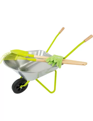 Taczka i narzędzia ogrodowe