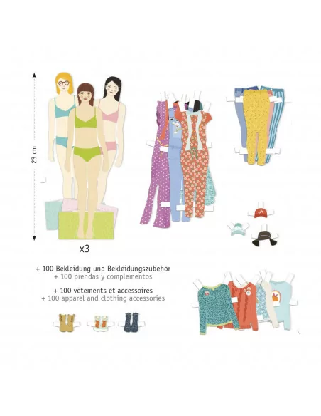 Zestaw wycinanek, Przebieralnia