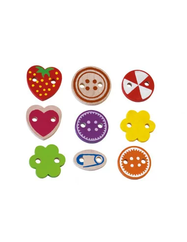 Wyszywanka Krecik i guziki