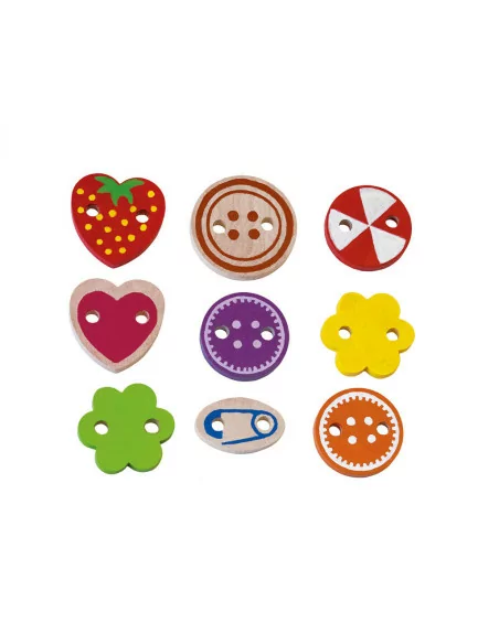 Wyszywanka Krecik i guziki