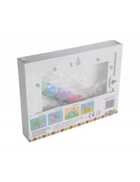 Malowanie na płótnie 20x15x3cm - Stegosaurus