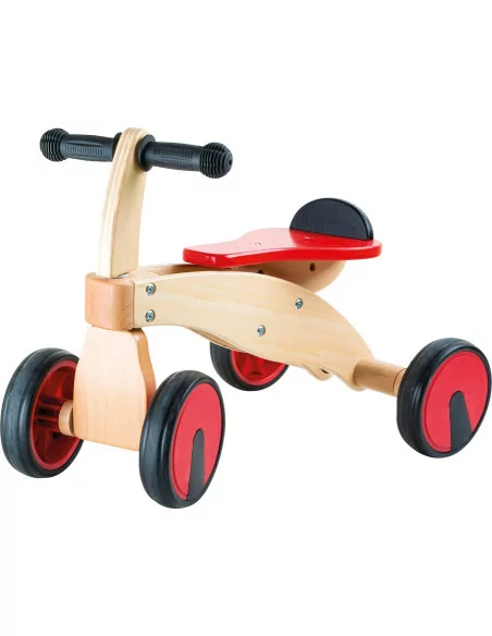 Small Foot - Drewniany rowerek biegowy - Czerwony zawodnik