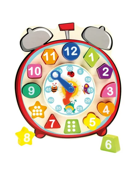 Drewniany sorter zegar