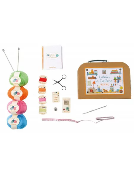 Robienie na drutach - zestaw w kuferku