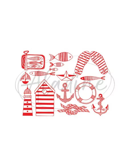 StampoTextile - stempelki do materiałów - Marina