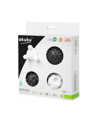 Akuku - Zestaw sensorycznych piłeczek,...