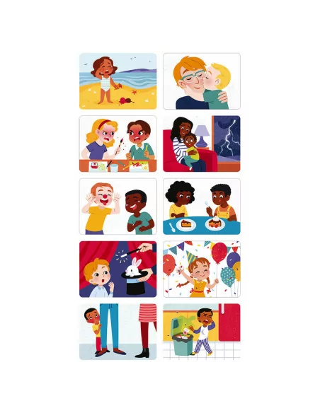 Janod - Gra - Emocje a uczucia - karty i zadania, 20 szt