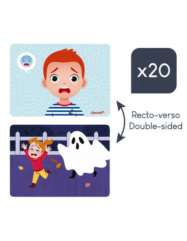 Janod - Gra - Emocje a uczucia - karty i...