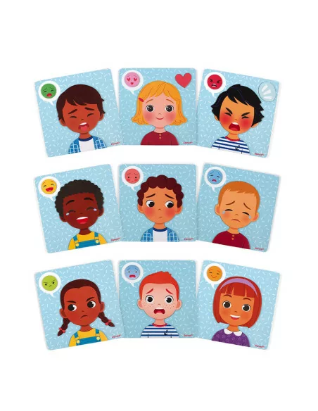 Janod - Gra - Emocje a uczucia - karty i zadania, 20 szt