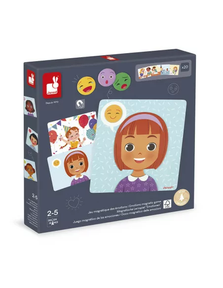 Janod - Gra - Emocje a uczucia - karty i zadania, 20 szt