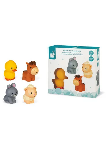 Hračka do vody - Domácí zvířátka, 4ks