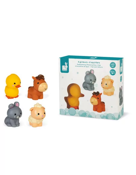 Hračka do vody - Domácí zvířátka, 4ks