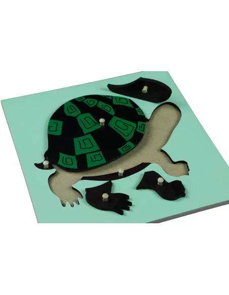 Puzzle ze zwierzętami - żółw