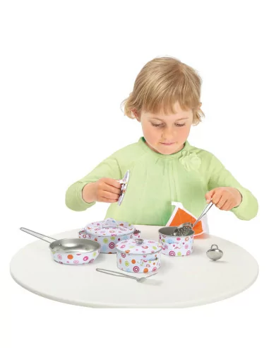 Zestaw garnków do gotowania, 11 sztuk