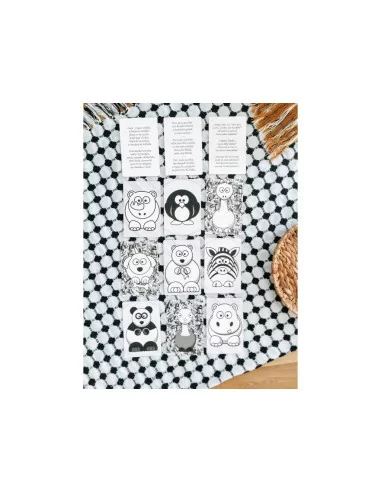 Kontrastní kartičky s lidovými říkankami