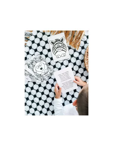 Kontrastní kartičky s lidovými říkankami