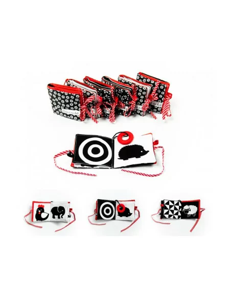 Kontrastowa materiałowa książeczka