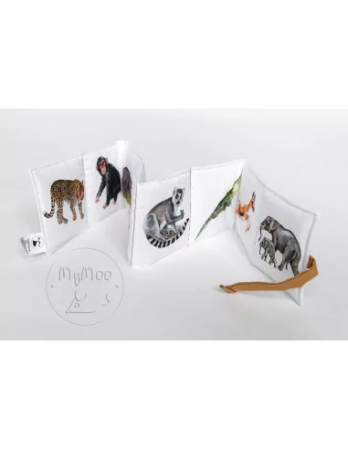 MyMoo - Materiałowa książeczka - Spacer w dziczy