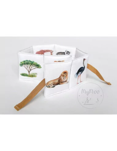 MyMoo - Materiałowa książeczka - Spacer w dziczy