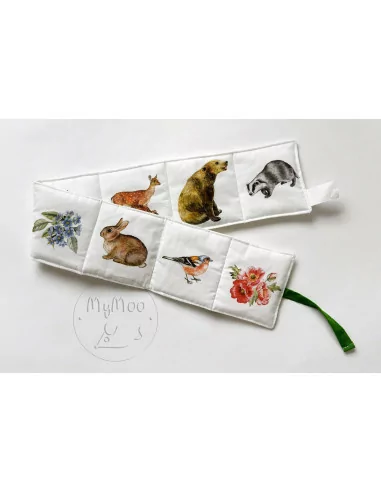 MyMoo - Textilní leporelo - Spacer w lesie