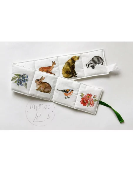 MyMoo - Textilní leporelo - Spacer w lesie